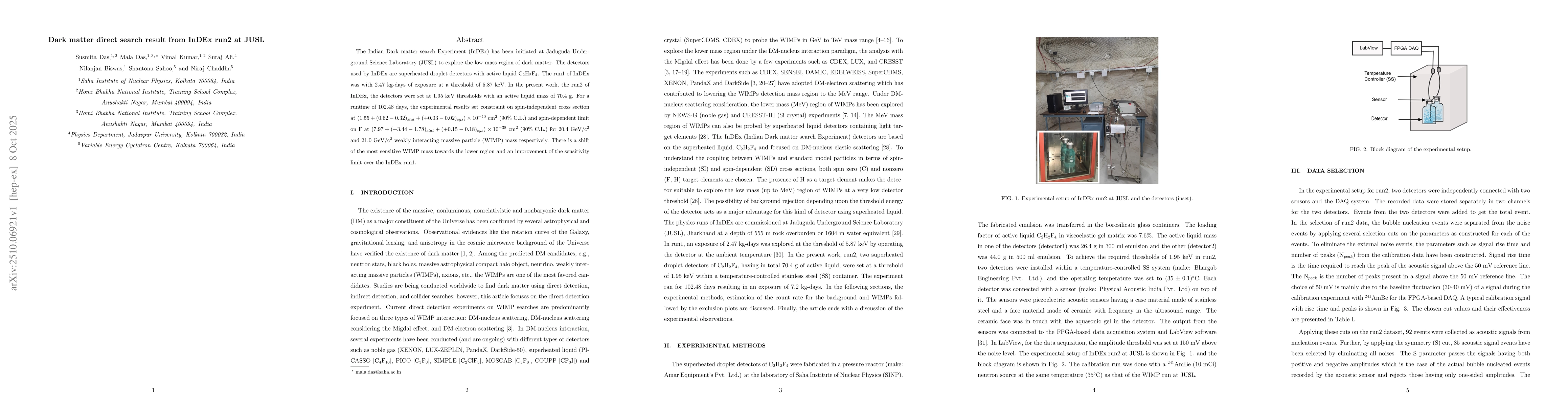 Thumbnail for Dark matter direct search result from InDEx run2 at JUSL