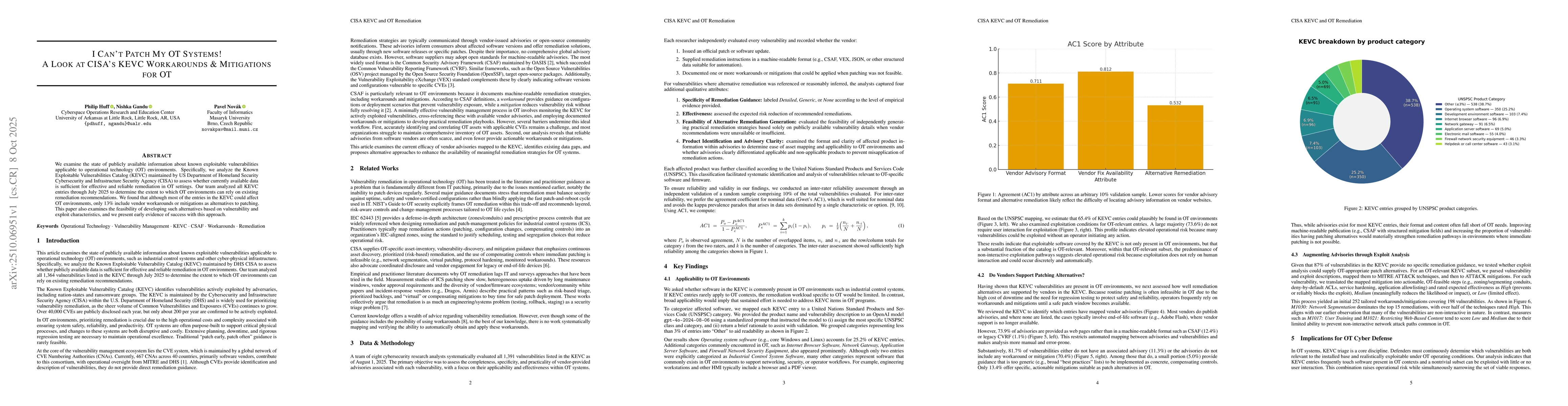 Thumbnail for I Can't Patch My OT Systems! A Look at CISA's KEVC Workarounds &
  Mitigations for OT
