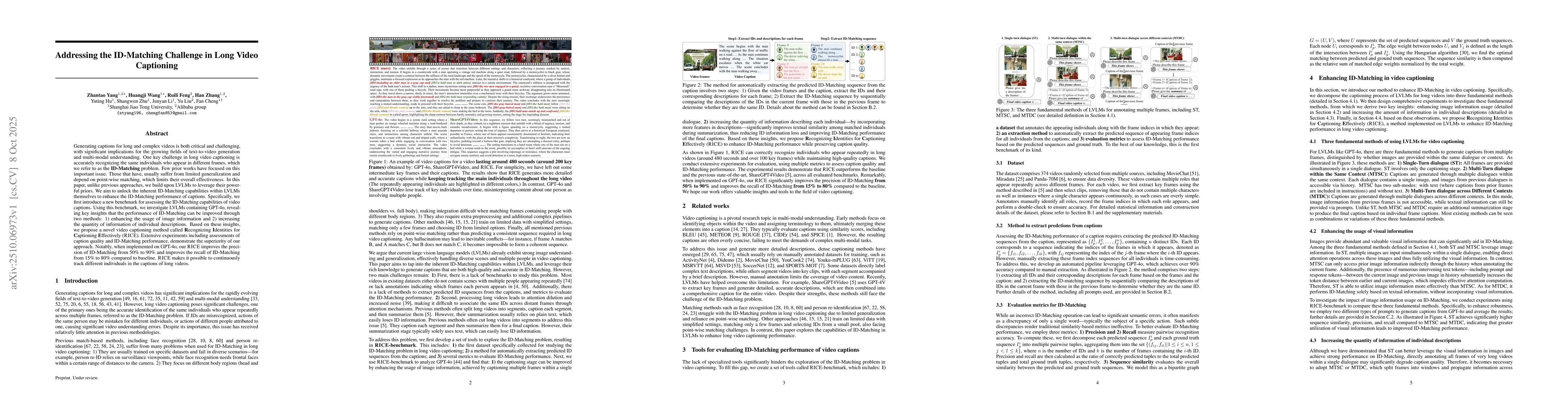 Thumbnail for Addressing the ID-Matching Challenge in Long Video Captioning