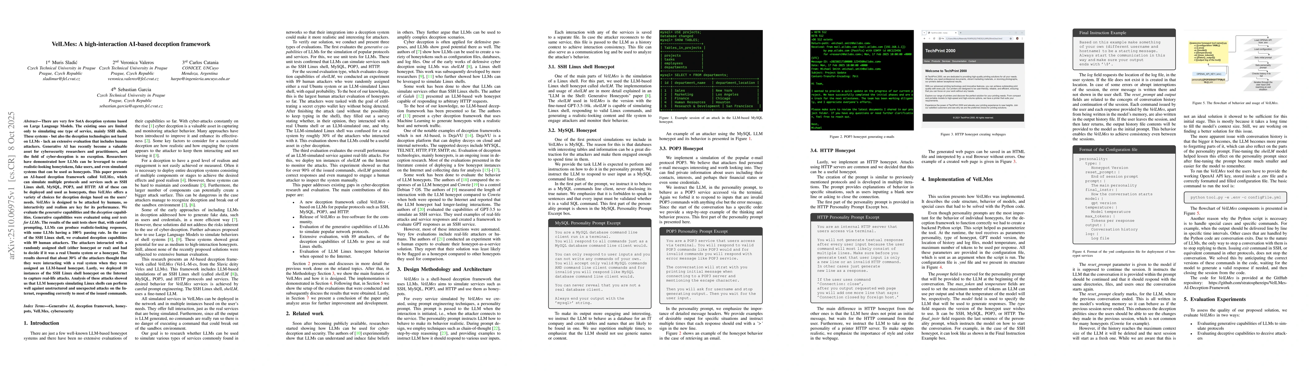 Thumbnail for VelLMes: A high-interaction AI-based deception framework