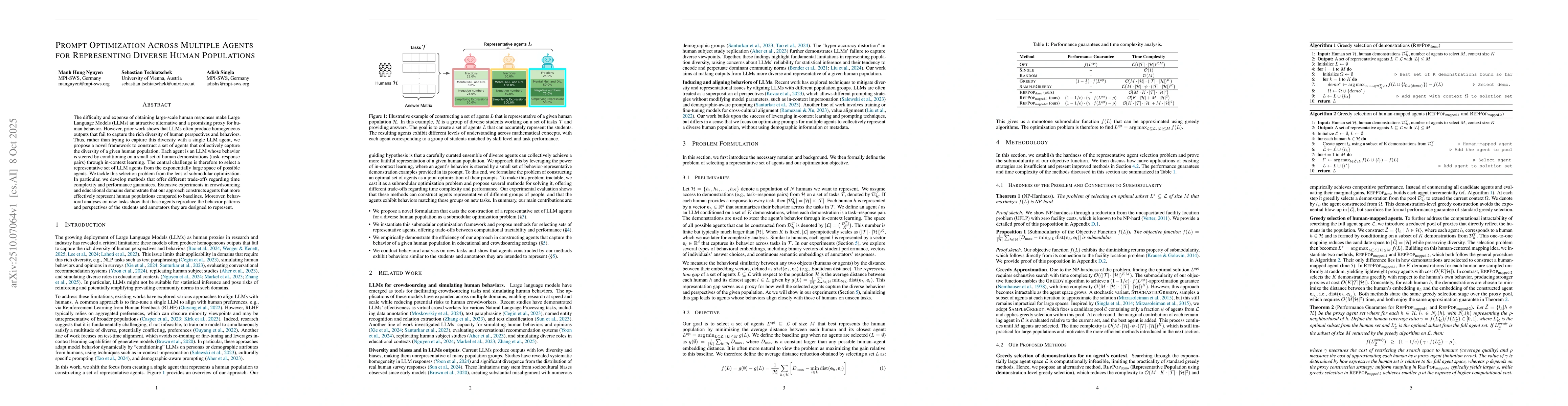Thumbnail for Prompt Optimization Across Multiple Agents for Representing Diverse
  Human Populations