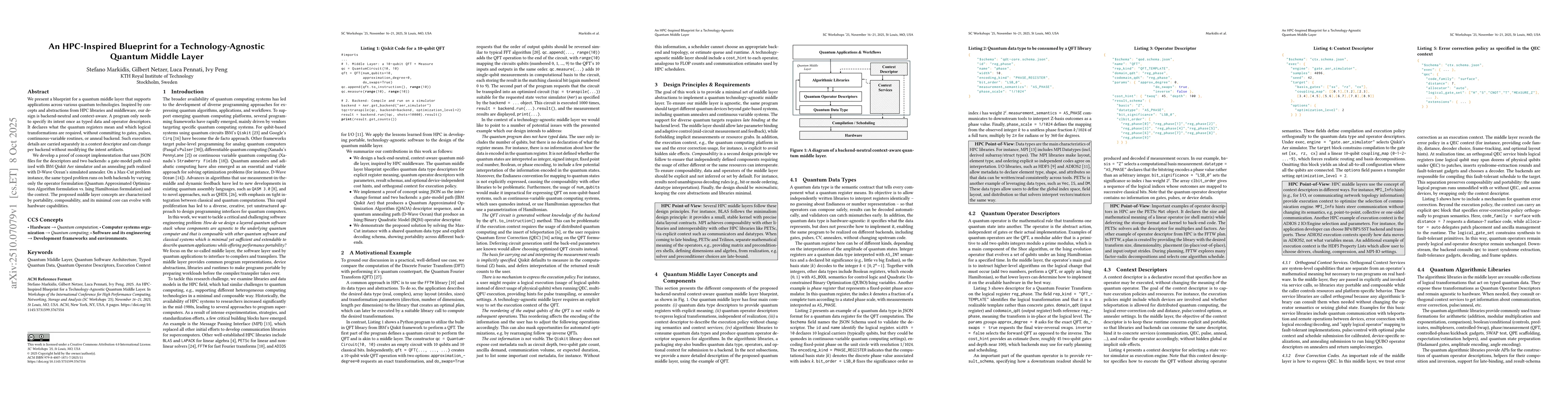 Thumbnail for An HPC-Inspired Blueprint for a Technology-Agnostic Quantum Middle Layer