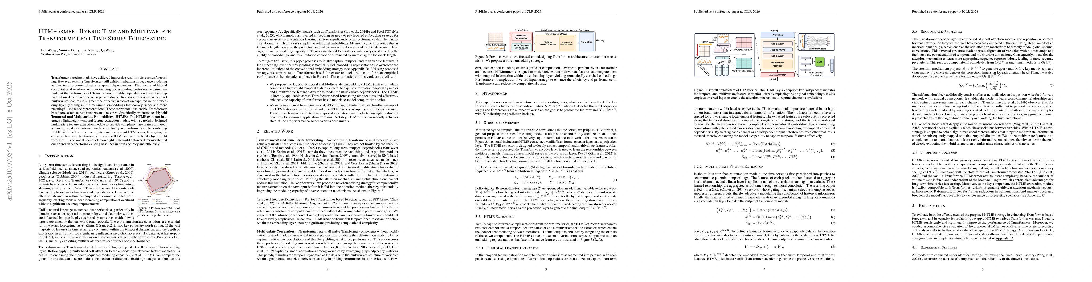 Thumbnail for HTMformer: Hybrid Time and Multivariate Transformer for Time Series
  Forecasting