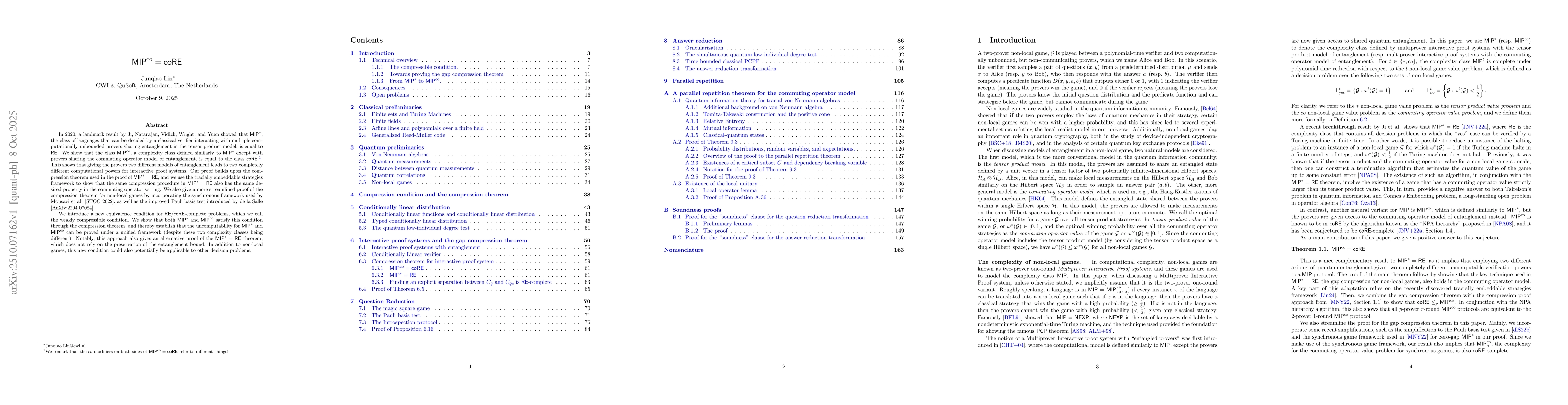 Thumbnail for MIPco=coRE