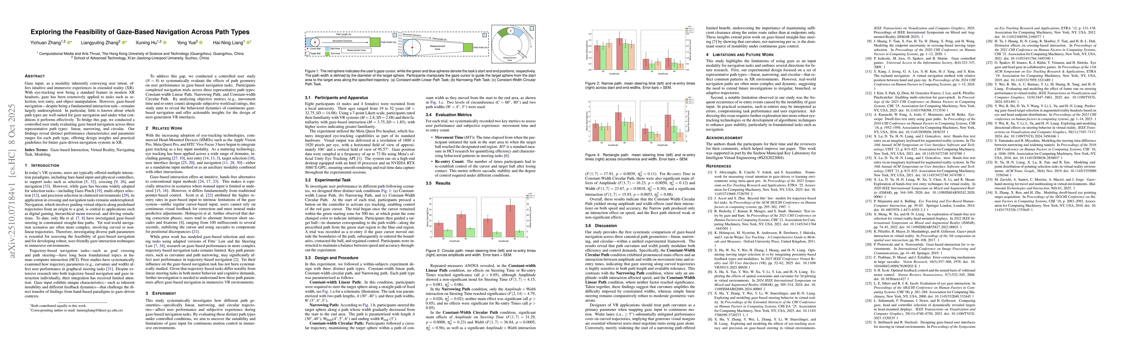 Thumbnail for Exploring the Feasibility of Gaze-Based Navigation Across Path Types