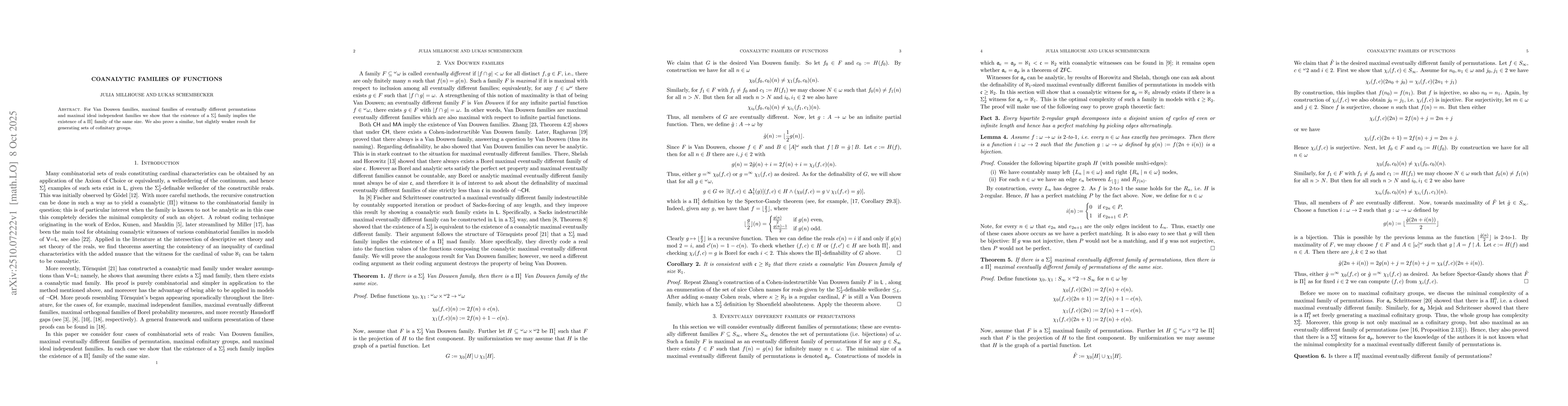 Thumbnail for Coanalytic families of functions