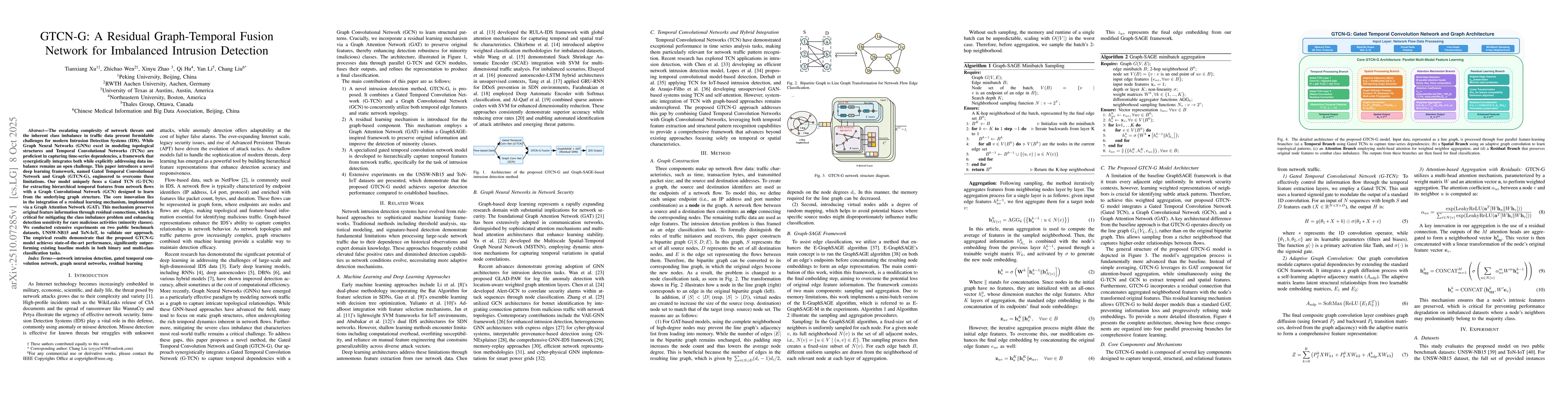 Thumbnail for GTCN-G: A Residual Graph-Temporal Fusion Network for Imbalanced
  Intrusion Detection (Preprint)
