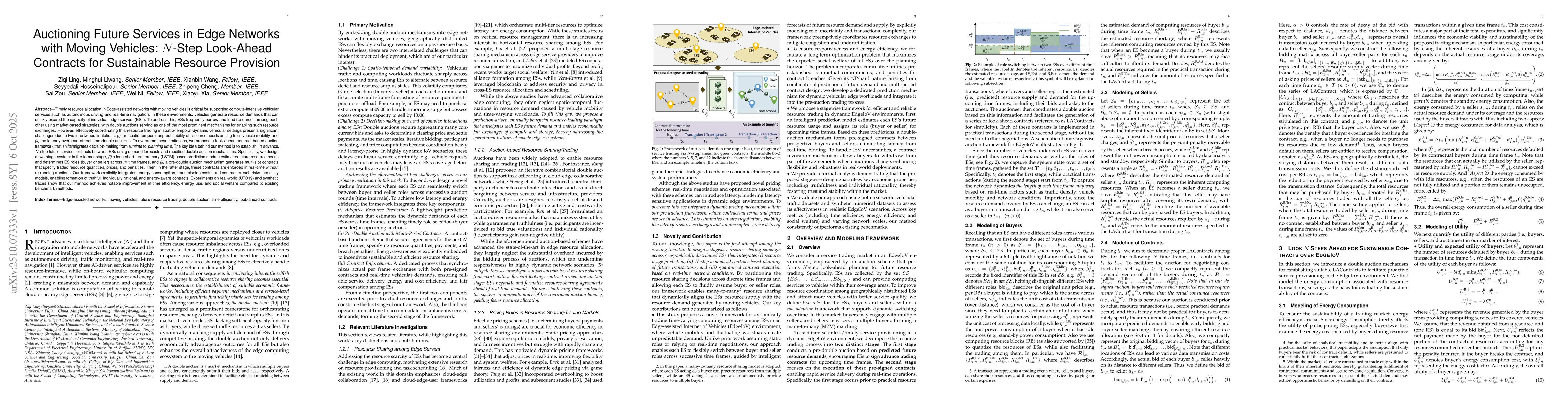 Thumbnail for Auctioning Future Services in Edge Networks with Moving Vehicles: N-Step
  Look-Ahead Contracts for Sustainable Resource Provision