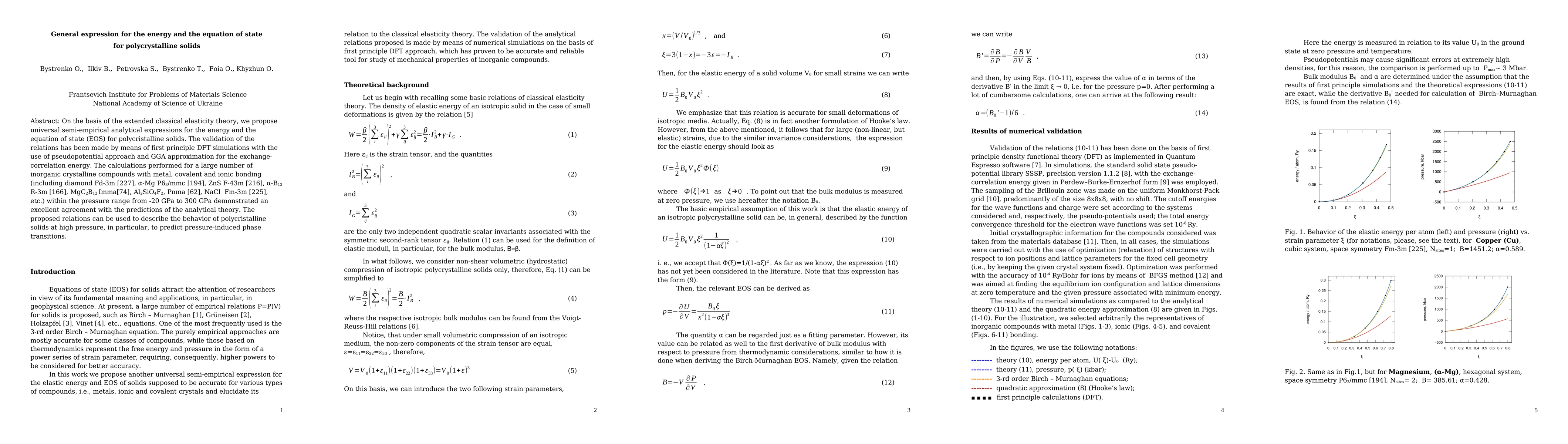 Thumbnail for General expression for the energy and the equation of state for
  polycrystalline solids