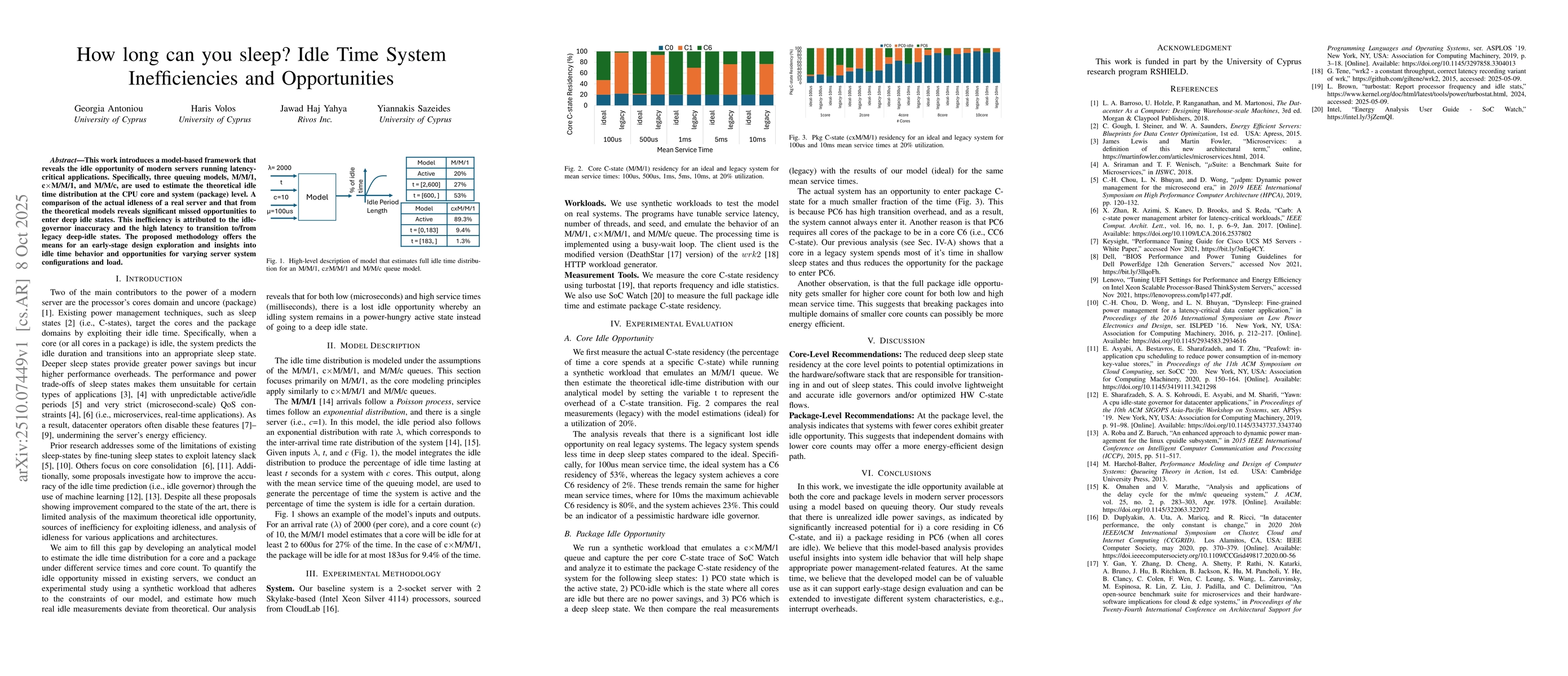 Thumbnail for How long can you sleep? Idle Time System Inefficiencies and
  Opportunities