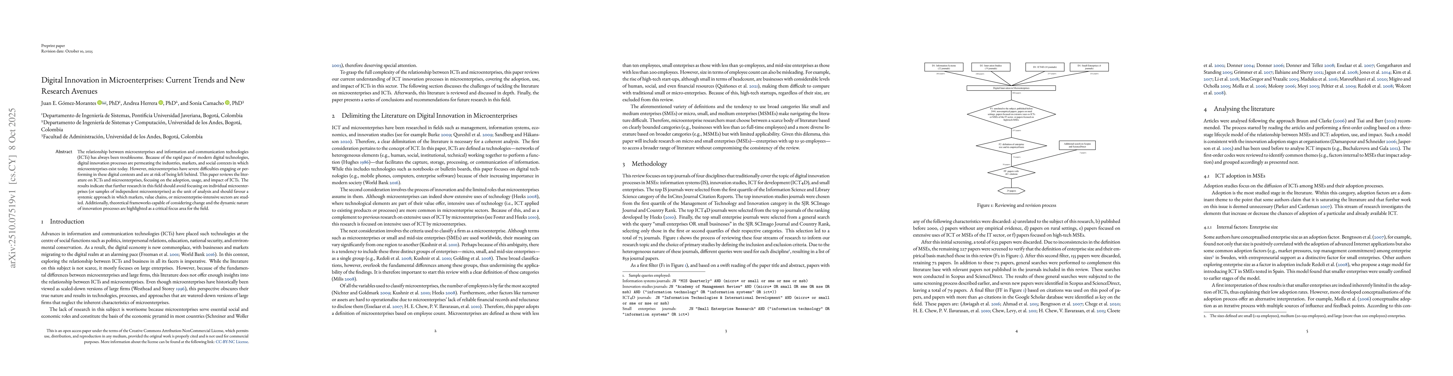 Thumbnail for Digital Innovation in Microenterprises: Current Trends and New Research
  Avenues