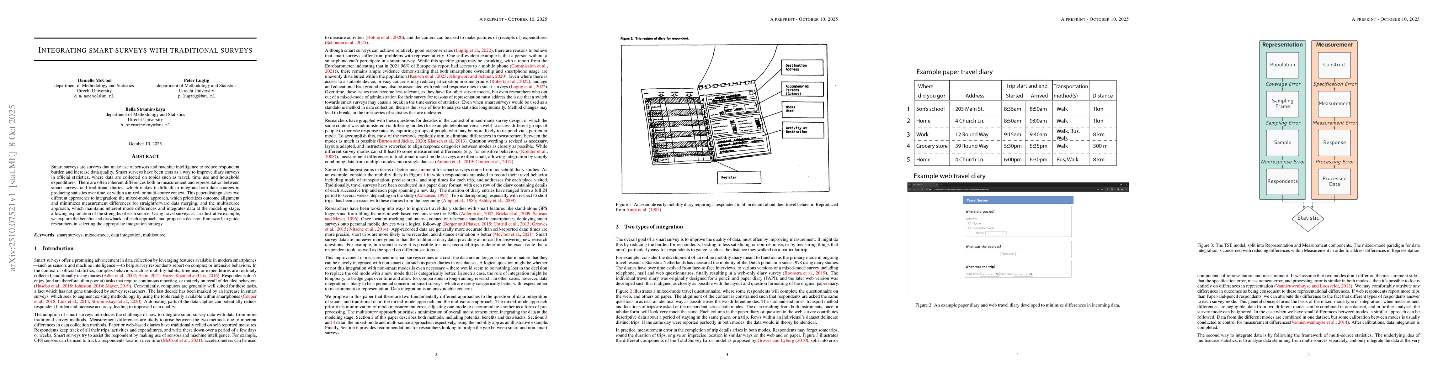 Thumbnail for Integrating smart surveys with traditional surveys
