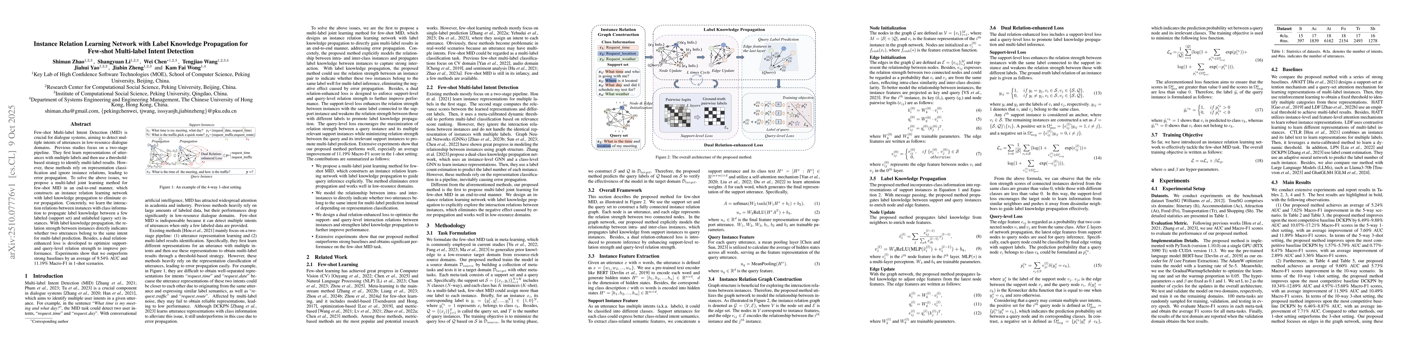 Thumbnail for Instance Relation Learning Network with Label Knowledge Propagation for
  Few-shot Multi-label Intent Detection