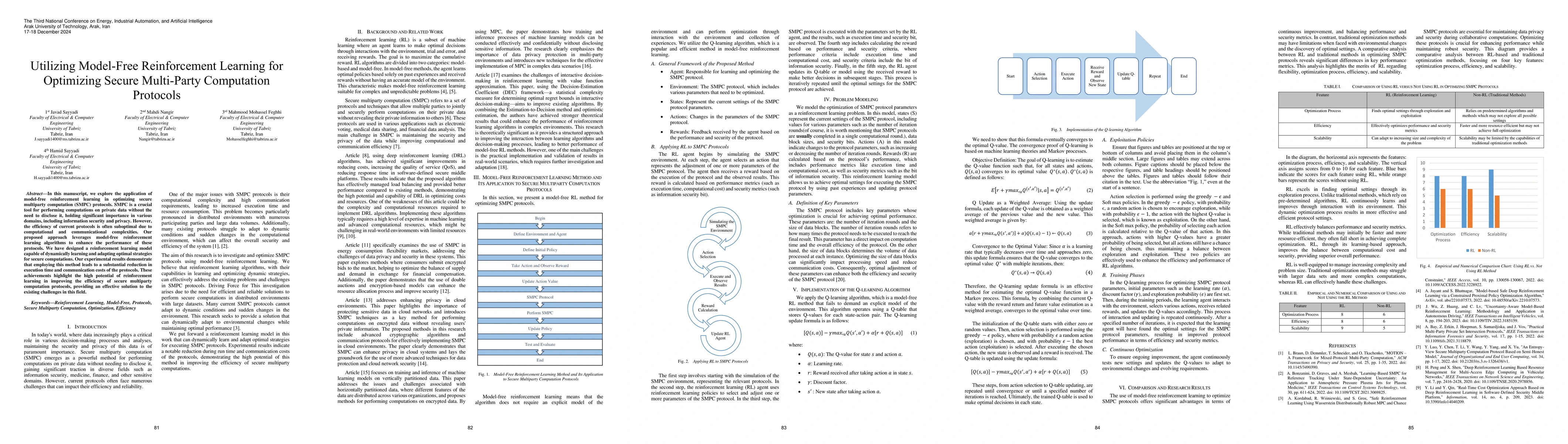 Thumbnail for Utilizing Model-Free Reinforcement Learning for Optimizing Secure
  Multi-Party Computation Protocols