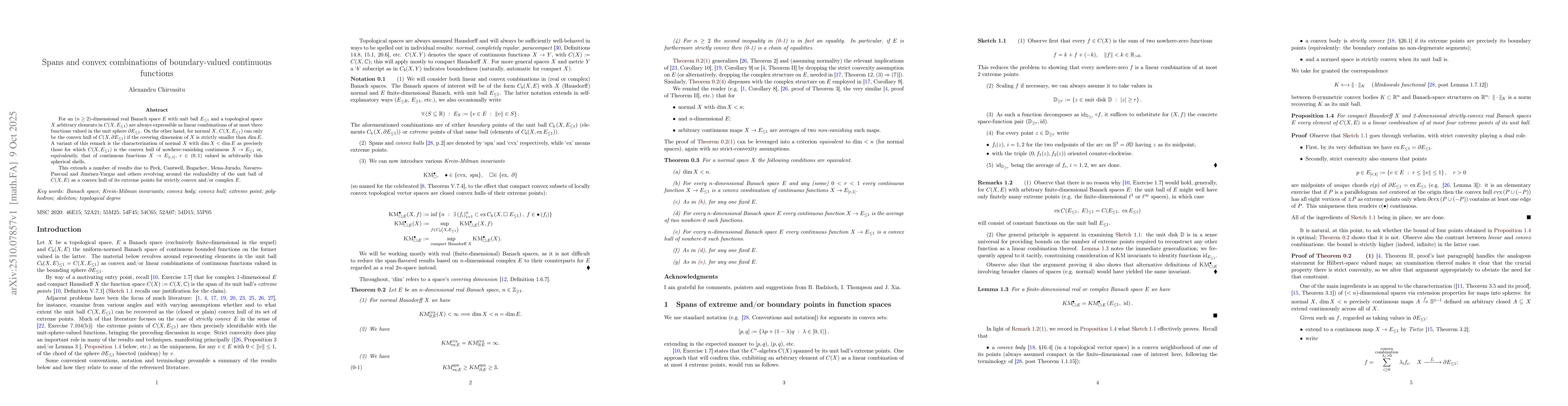 Thumbnail for Spans and convex combinations of boundary-valued continuous functions