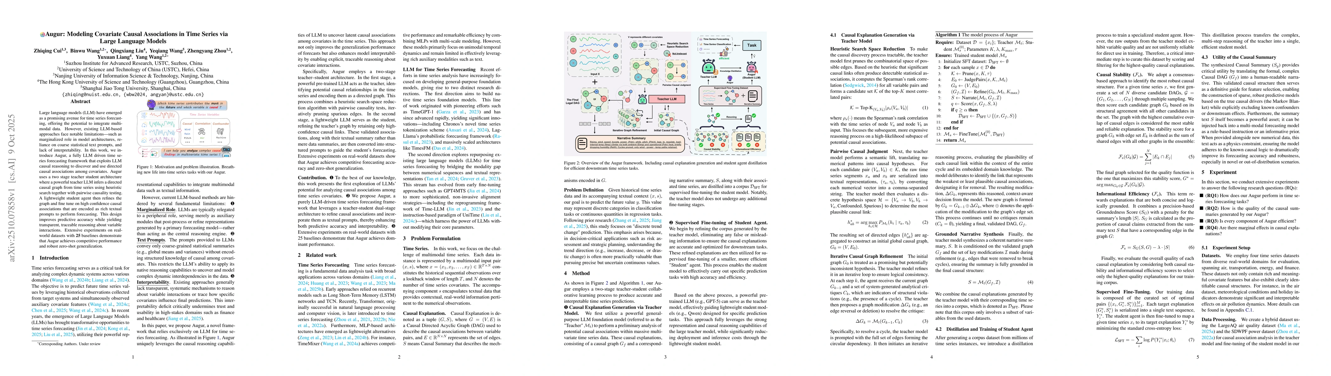 Thumbnail for Augur: Modeling Covariate Causal Associations in Time Series via Large
  Language Models