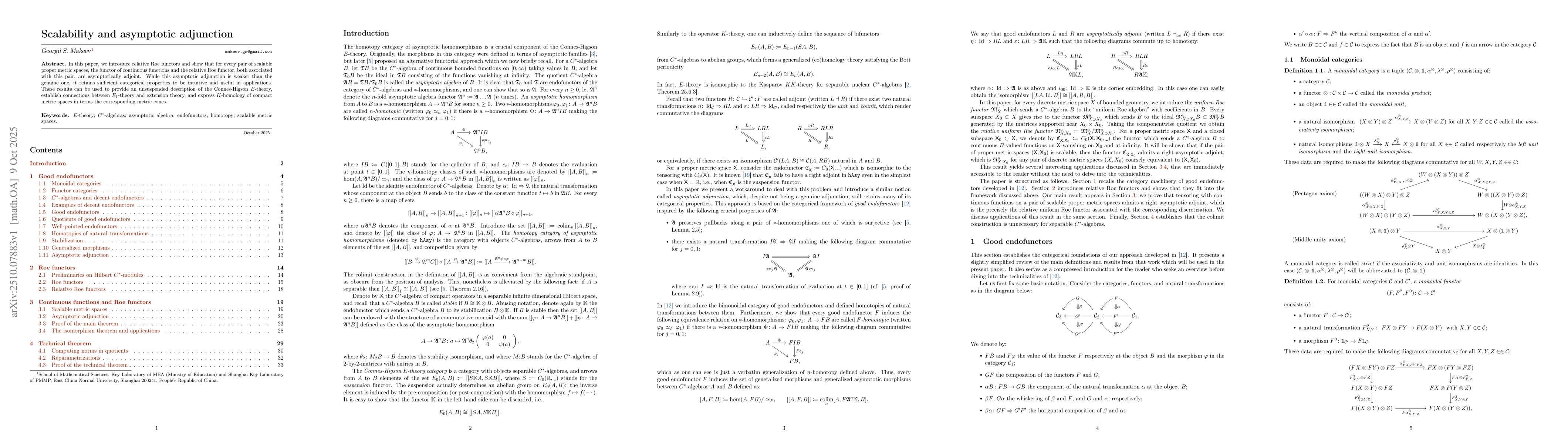 Thumbnail for Scalability and asymptotic adjunction