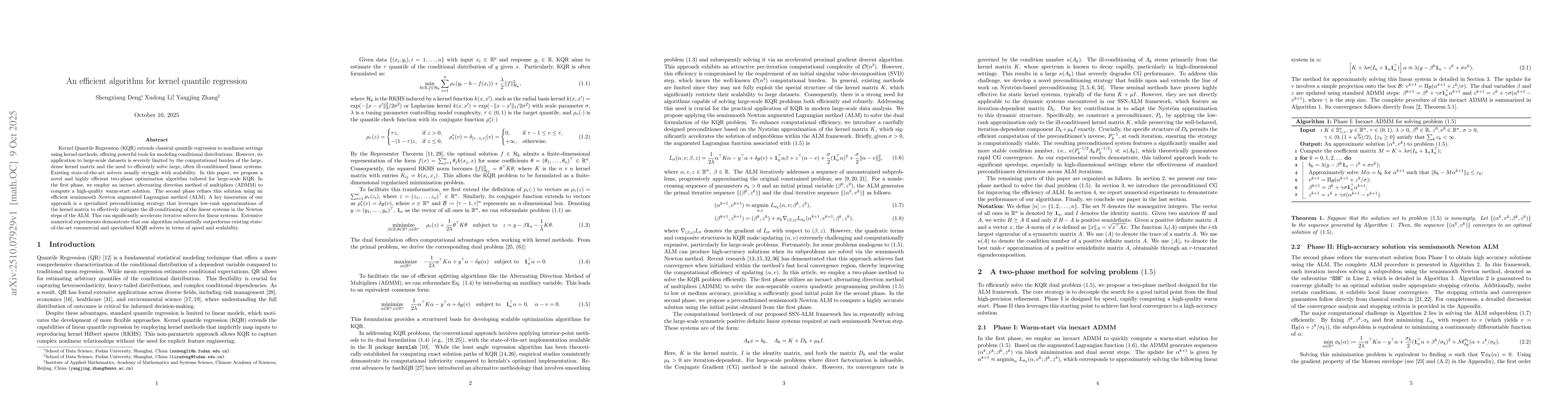 Thumbnail for An efficient algorithm for kernel quantile regression
