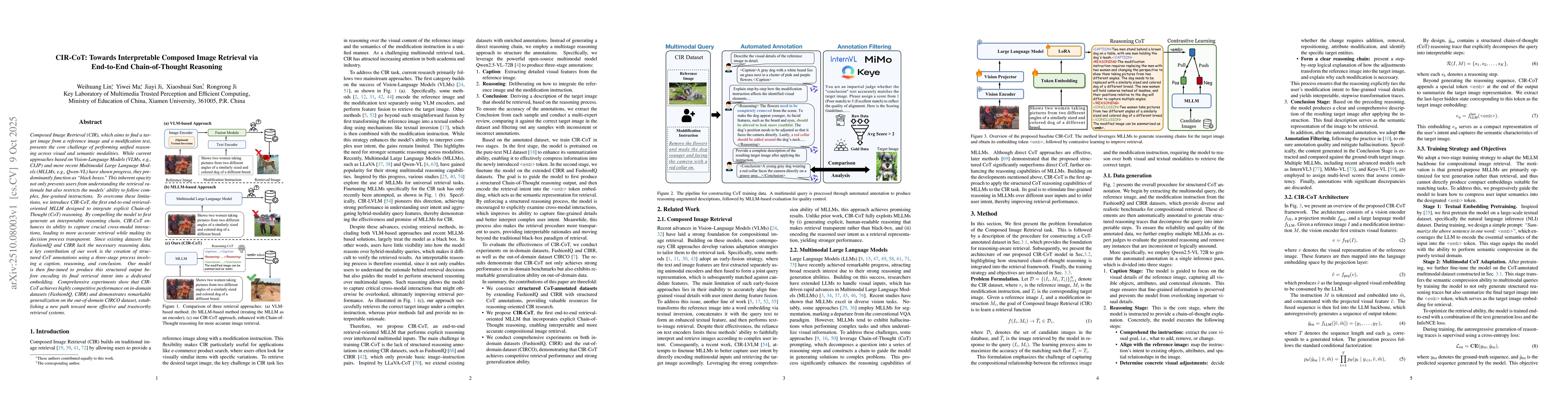 Thumbnail for CIR-CoT: Towards Interpretable Composed Image Retrieval via End-to-End
  Chain-of-Thought Reasoning