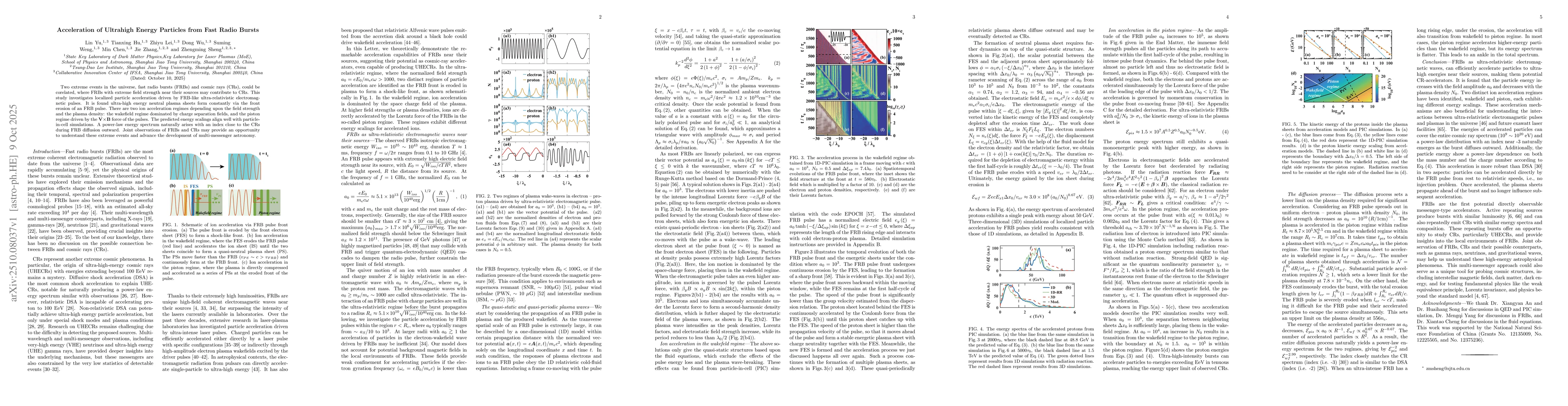 Thumbnail for Acceleration of Ultrahigh Energy Particles from Fast Radio Bursts