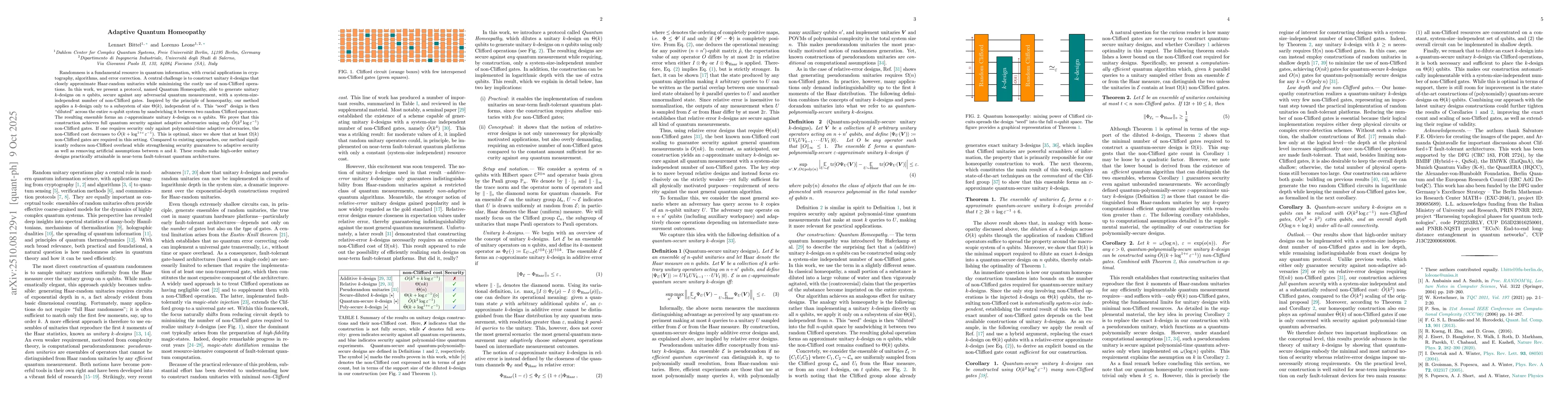 Thumbnail for Adaptive Quantum Homeopathy