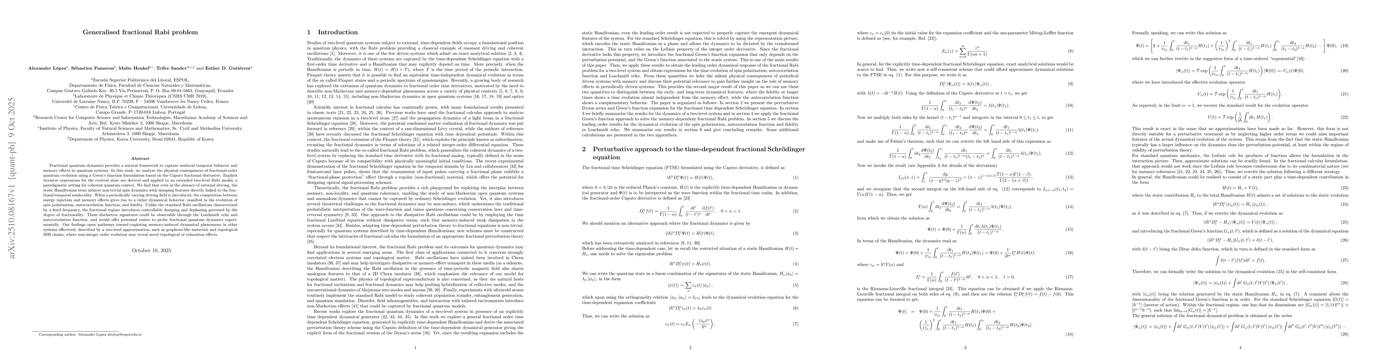 Thumbnail for Generalised fractional Rabi problem