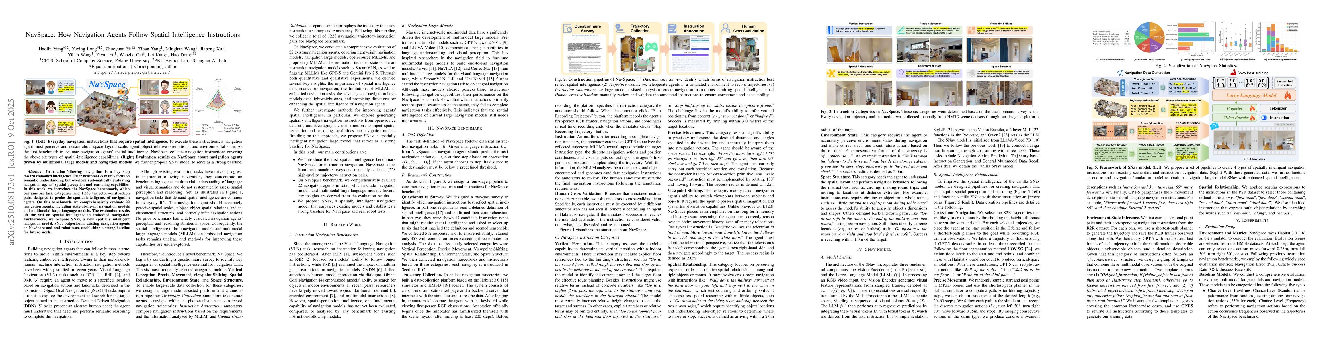 Thumbnail for NavSpace: How Navigation Agents Follow Spatial Intelligence Instructions