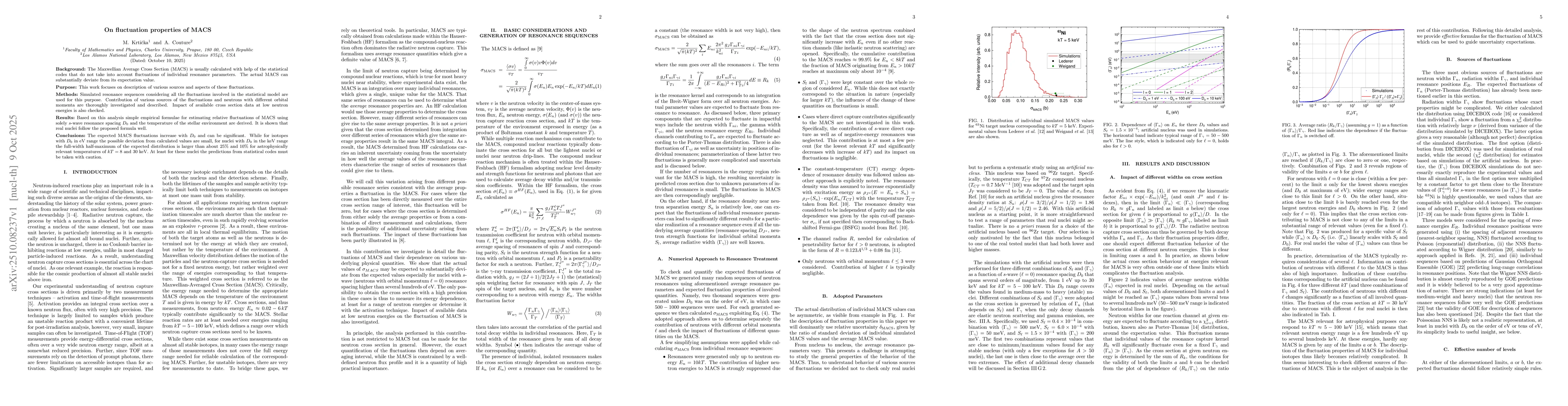 Thumbnail for On fluctuation properties of MACS