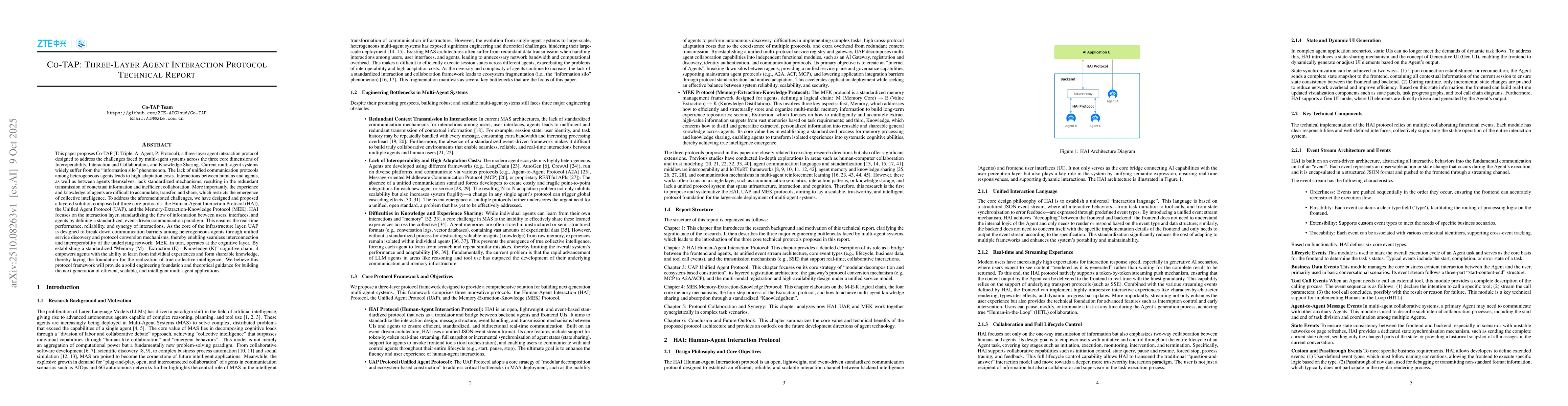 Thumbnail for Co-TAP: Three-Layer Agent Interaction Protocol Technical Report
