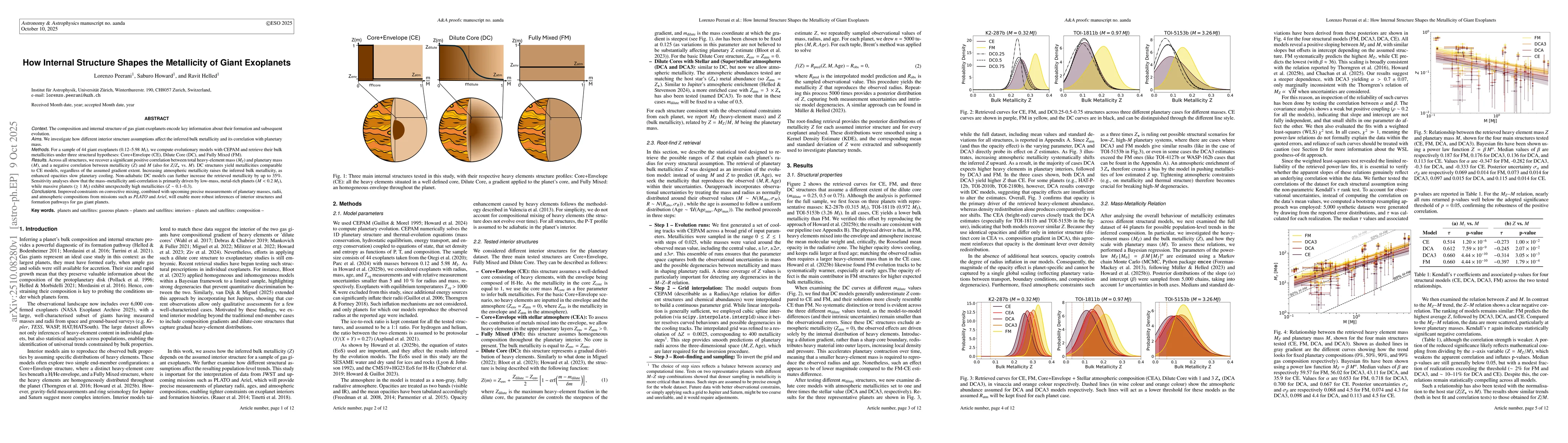 Thumbnail for How Internal Structure Shapes the Metallicity of Giant Exoplanets