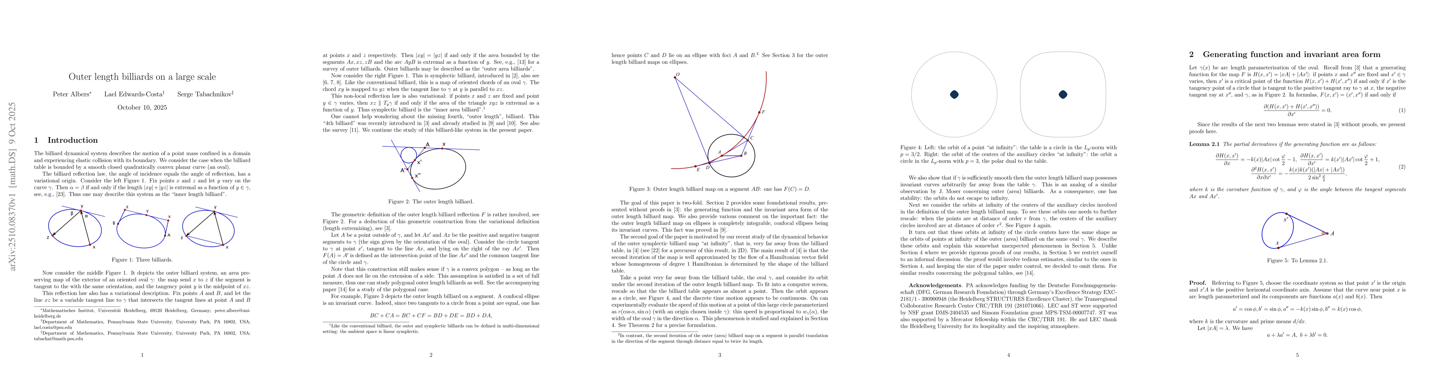 Thumbnail for Outer length billiards on a large scale