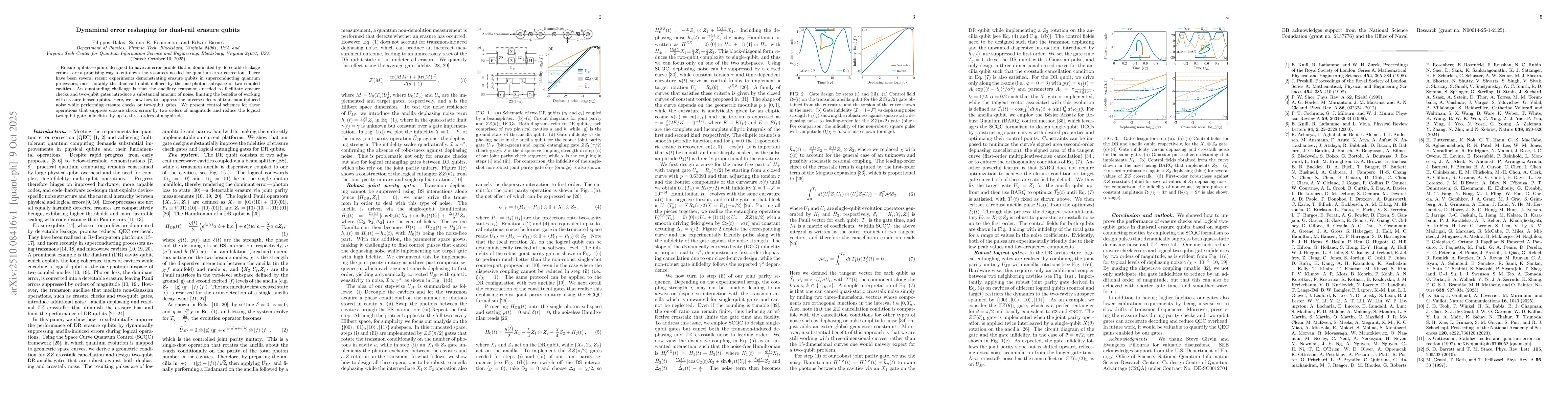Thumbnail for Dynamical error reshaping for dual-rail erasure qubits