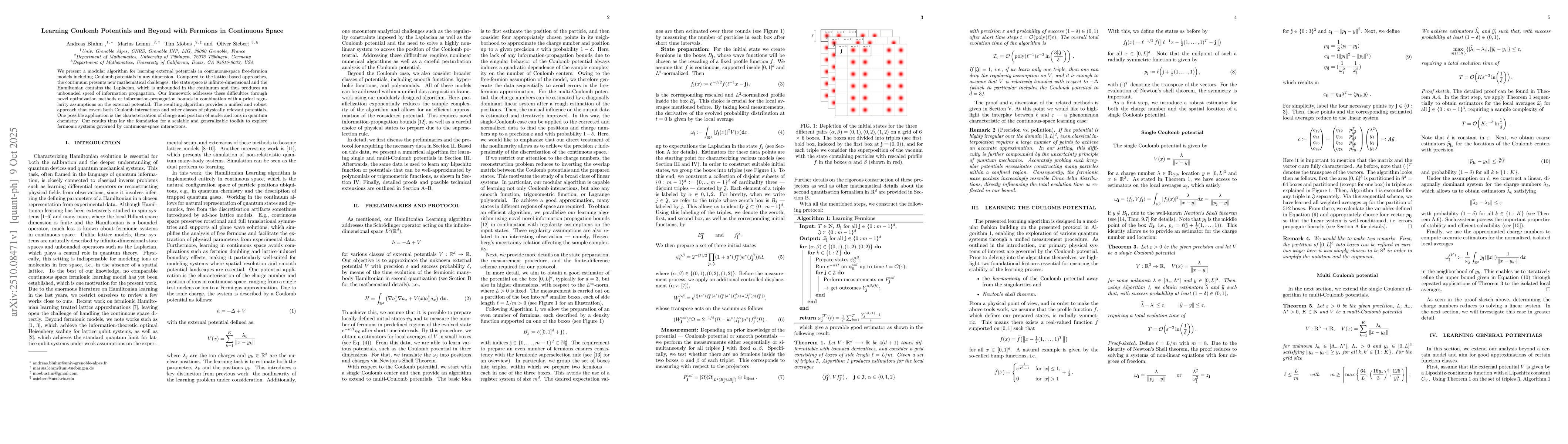 Thumbnail for Learning Coulomb Potentials and Beyond with Fermions in Continuous Space