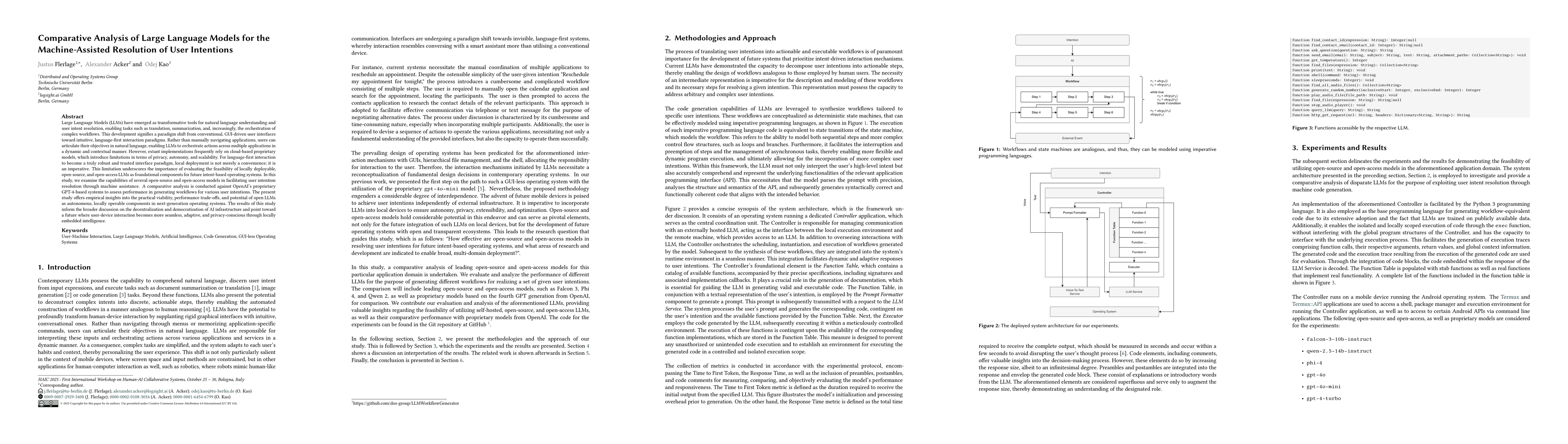 Thumbnail for Comparative Analysis of Large Language Models for the Machine-Assisted
  Resolution of User Intentions
