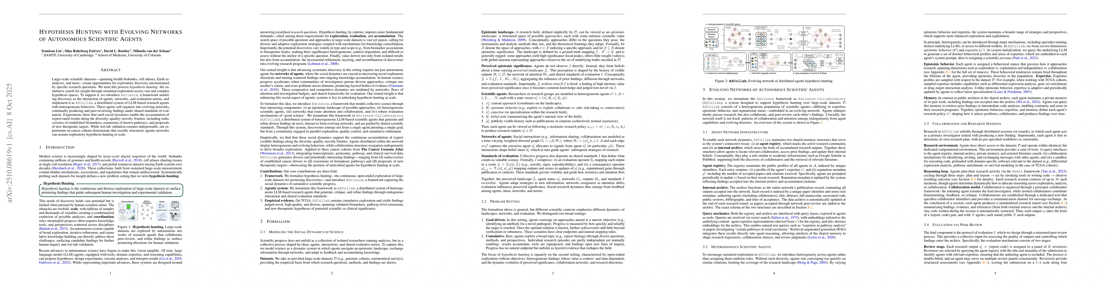 Thumbnail for Hypothesis Hunting with Evolving Networks of Autonomous Scientific
  Agents