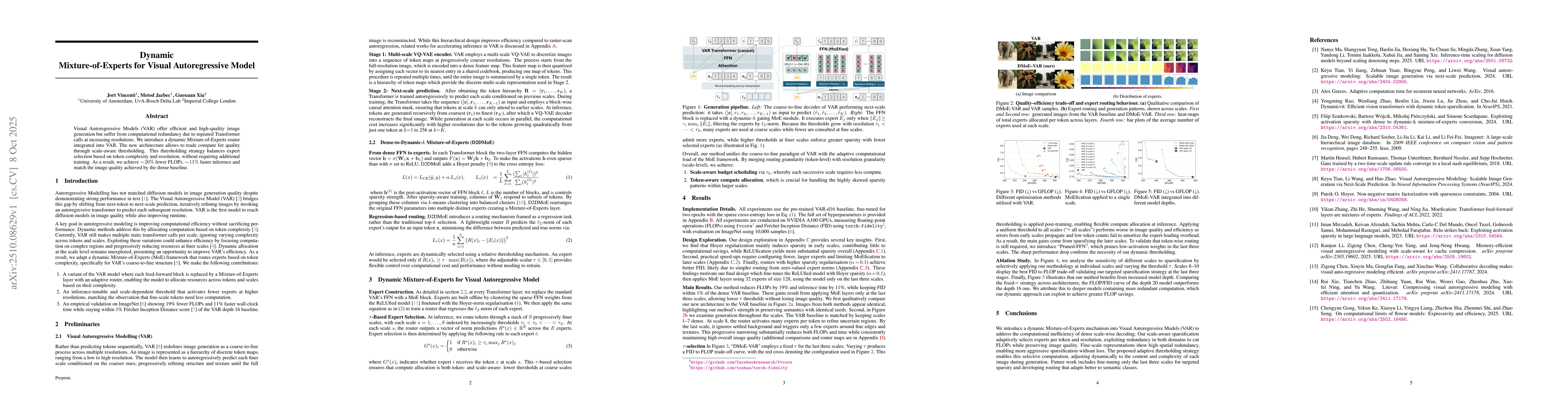 Thumbnail for Dynamic Mixture-of-Experts for Visual Autoregressive Model