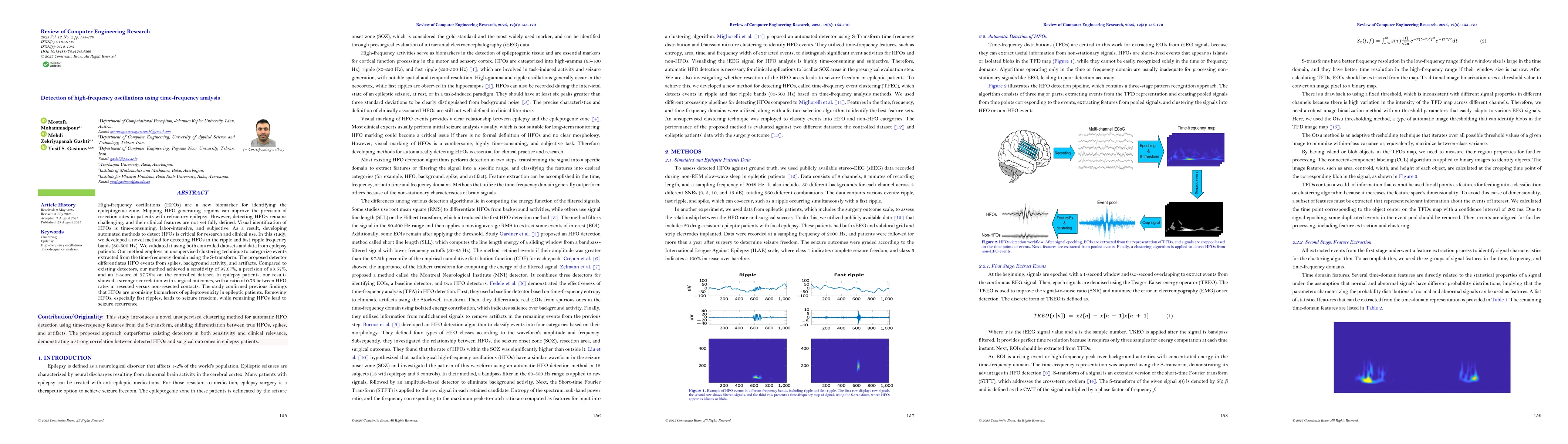 Thumbnail for Detection of high-frequency oscillations using time-frequency analysis