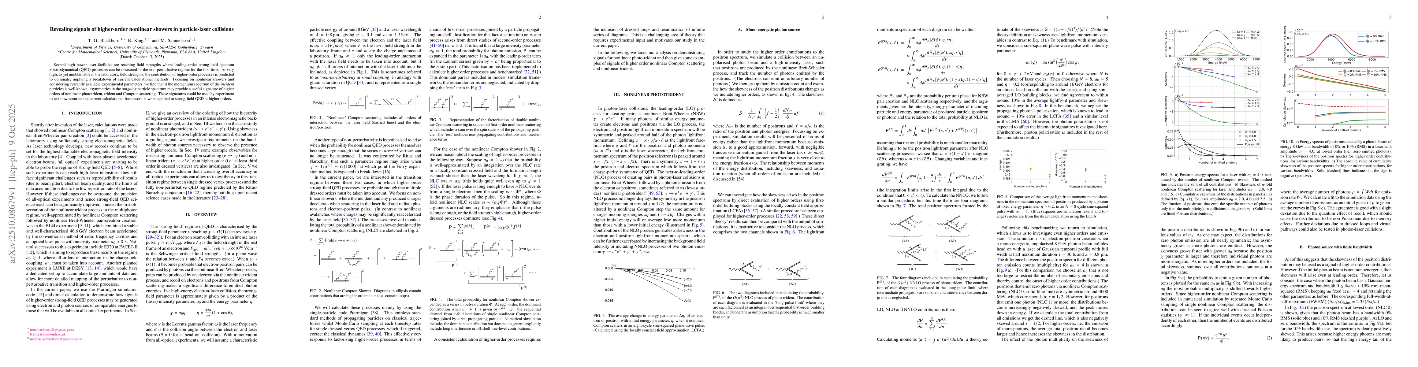 Thumbnail for Revealing signals of higher-order nonlinear showers in particle-laser
  collisions