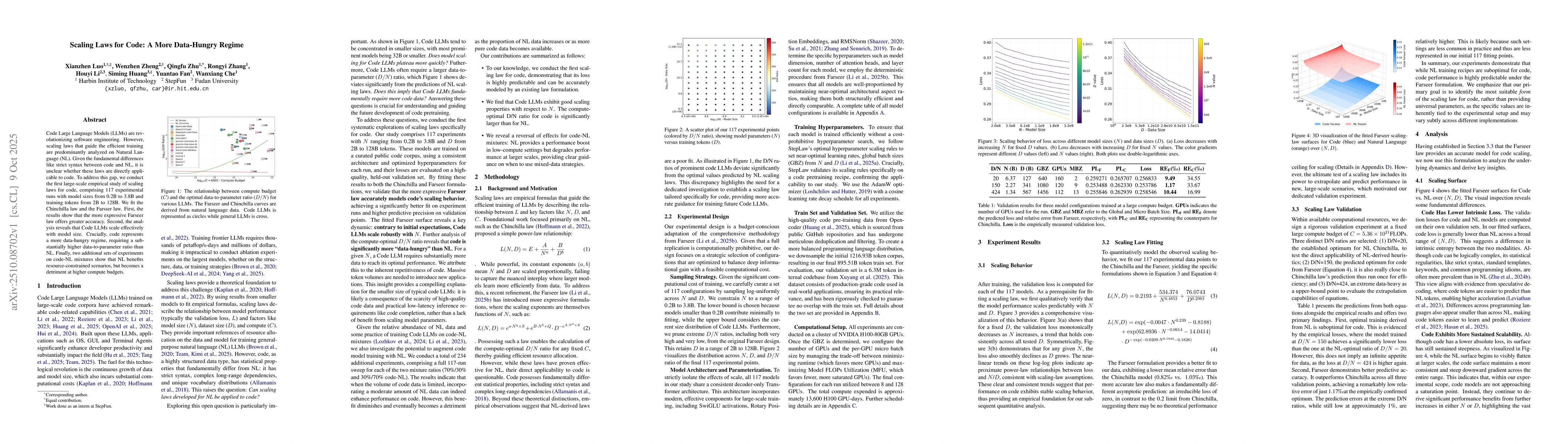 Thumbnail for Scaling Laws for Code: A More Data-Hungry Regime