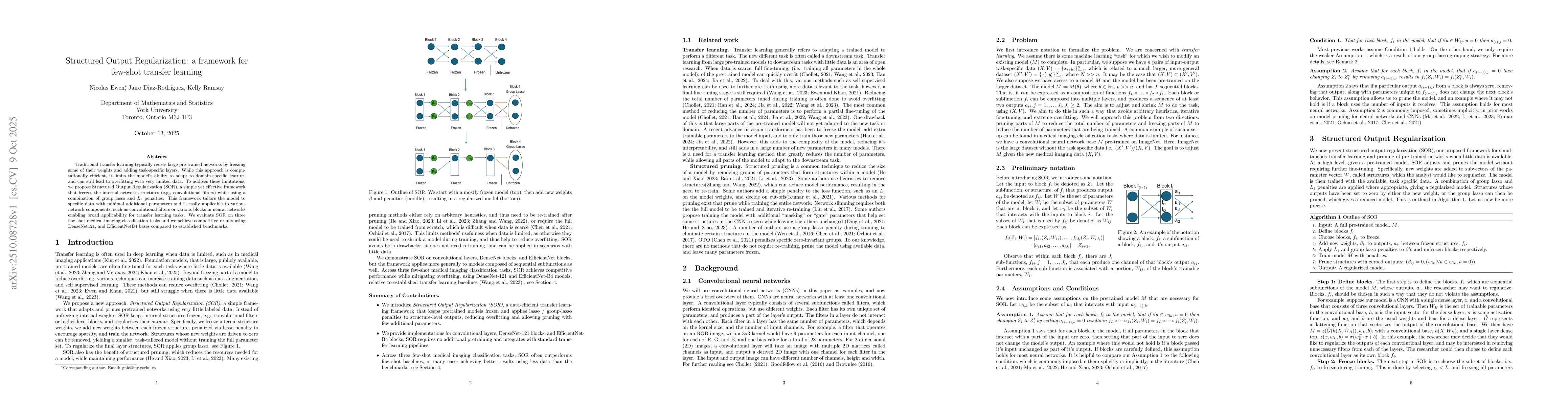 Thumbnail for Structured Output Regularization: a framework for few-shot transfer
  learning