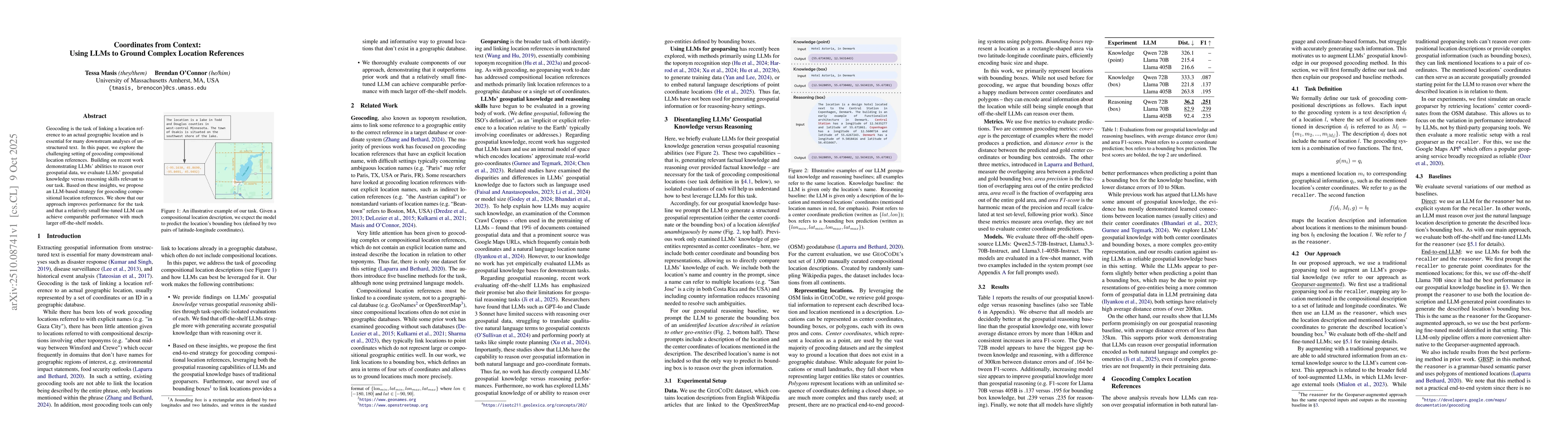 Thumbnail for Coordinates from Context: Using LLMs to Ground Complex Location
  References