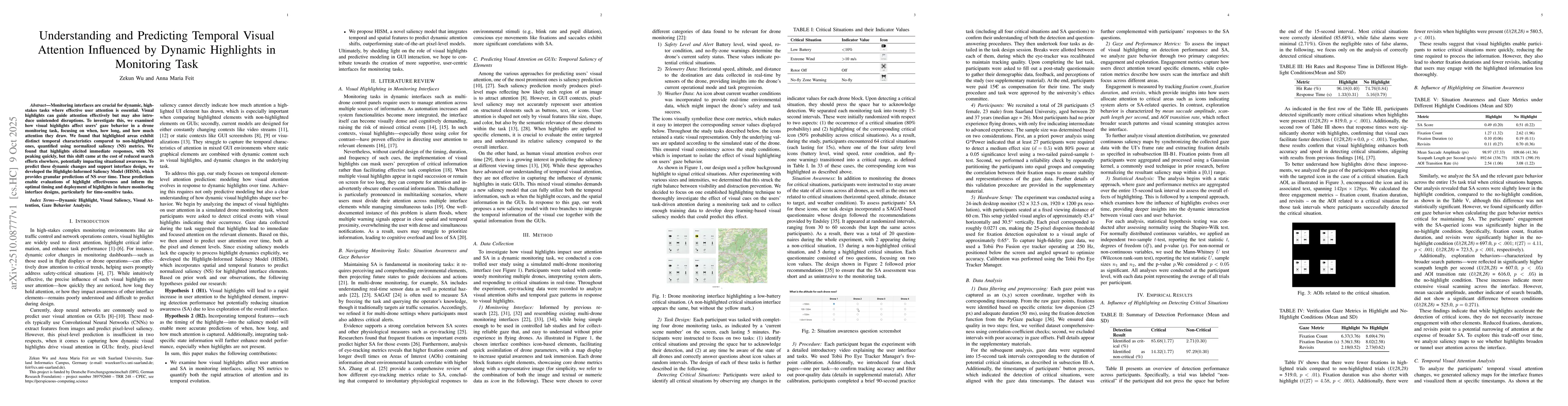 Thumbnail for Understanding and Predicting Temporal Visual Attention Influenced by
  Dynamic Highlights in Monitoring Task