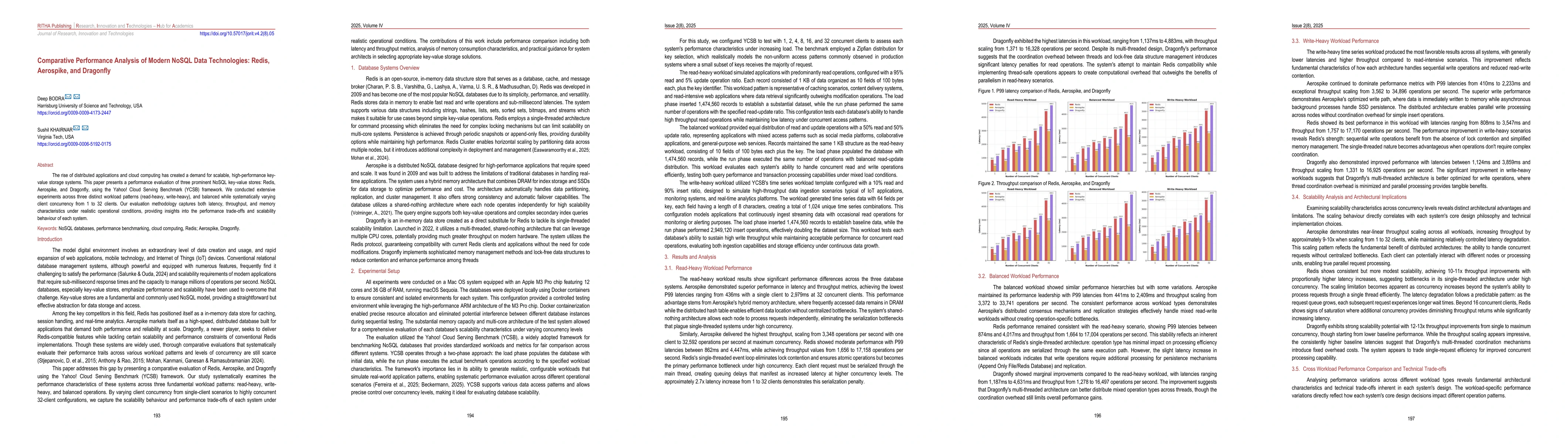 Thumbnail for Comparative Performance Analysis of Modern NoSQL Data Technologies:
  Redis, Aerospike, and Dragonfly