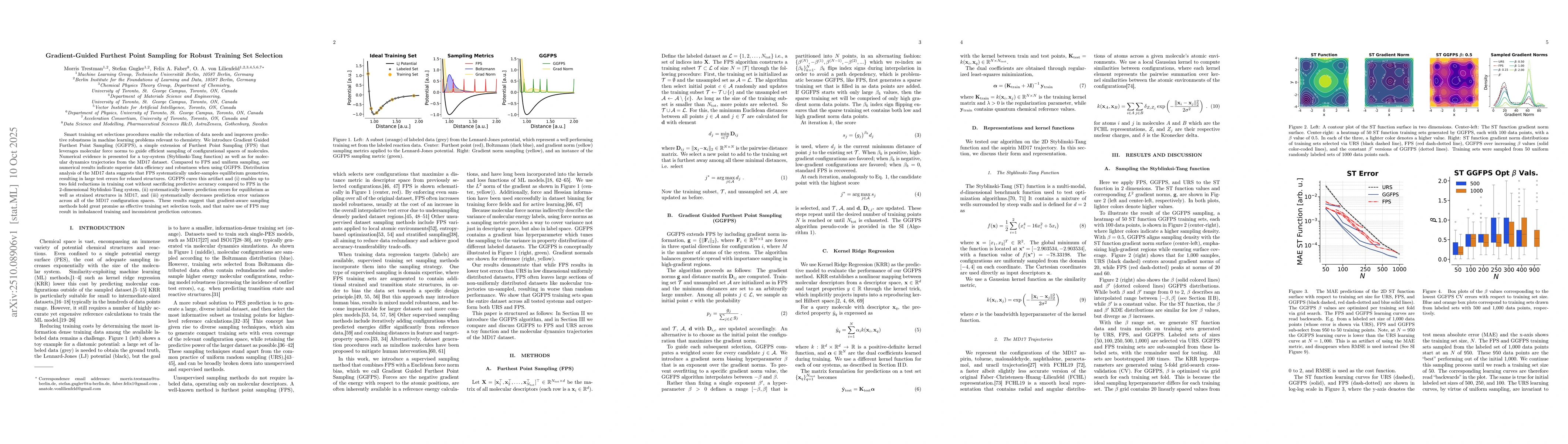Thumbnail for Gradient-Guided Furthest Point Sampling for Robust Training Set
  Selection