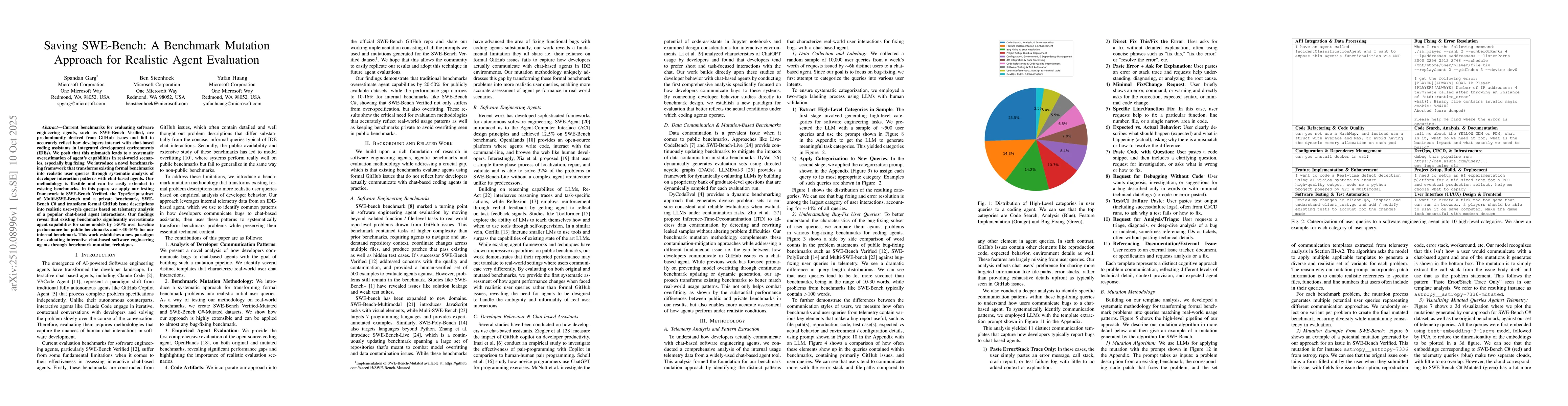 Thumbnail for Saving SWE-Bench: A Benchmark Mutation Approach for Realistic Agent
  Evaluation