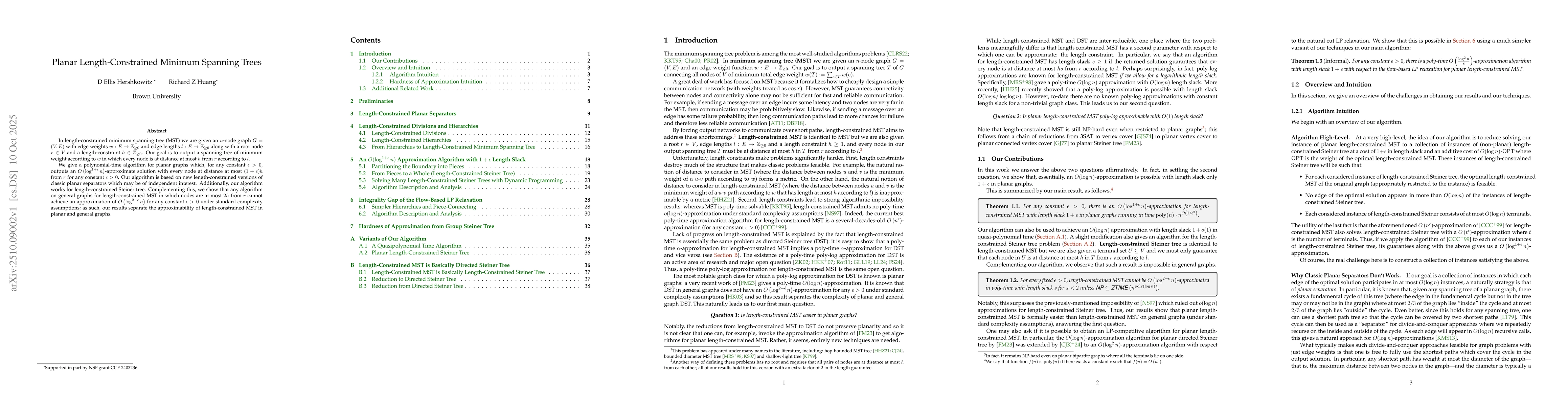 Thumbnail for Planar Length-Constrained Minimum Spanning Trees