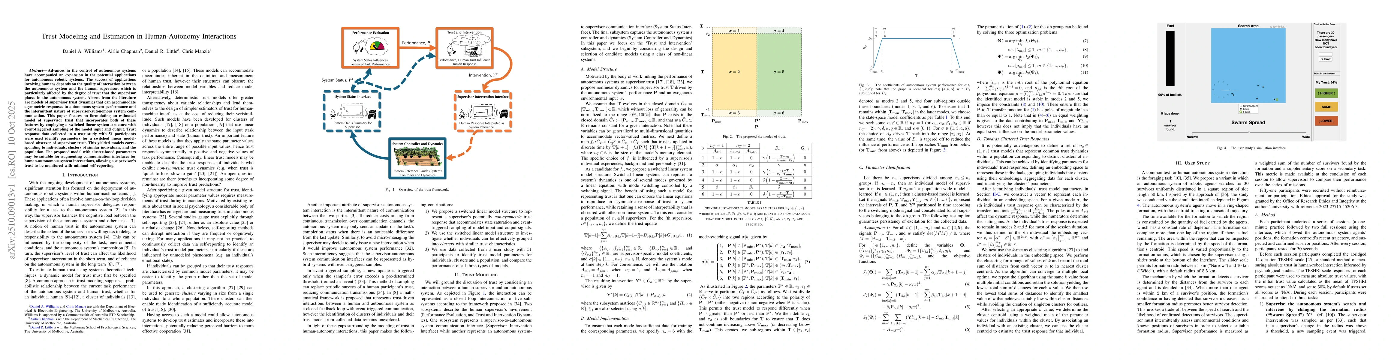 Thumbnail for Trust Modeling and Estimation in Human-Autonomy Interactions