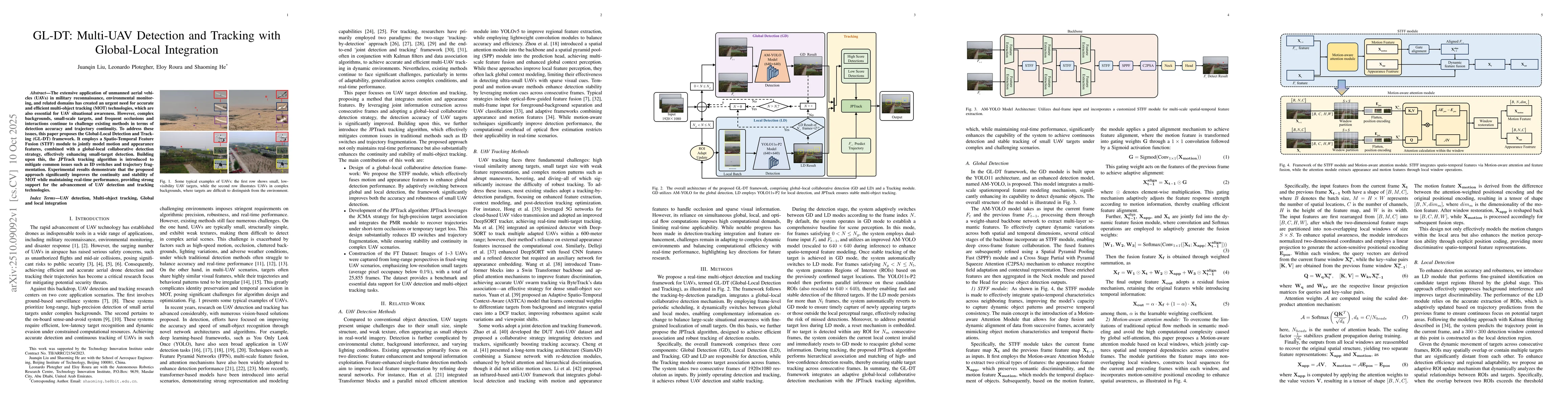 Thumbnail for GL-DT: Multi-UAV Detection and Tracking with Global-Local Integration
