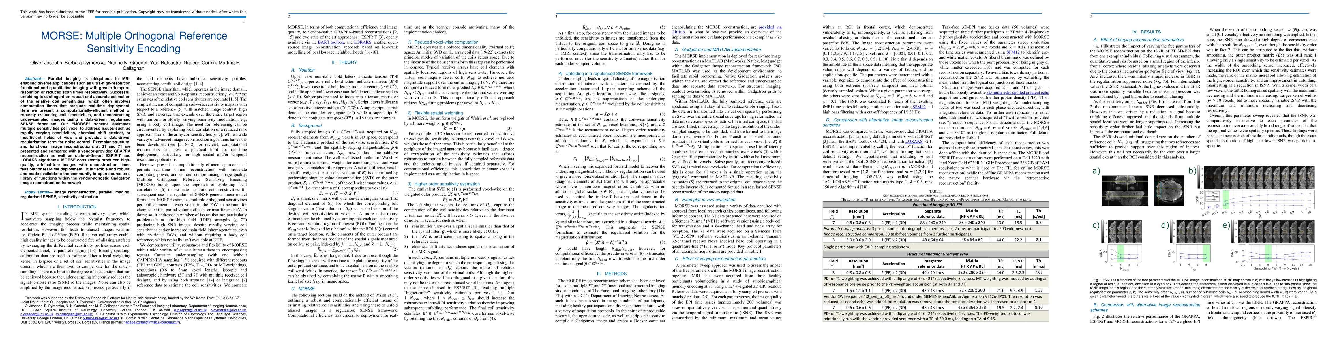 Thumbnail for MORSE: Multiple Orthogonal Reference Sensitivity Encoding