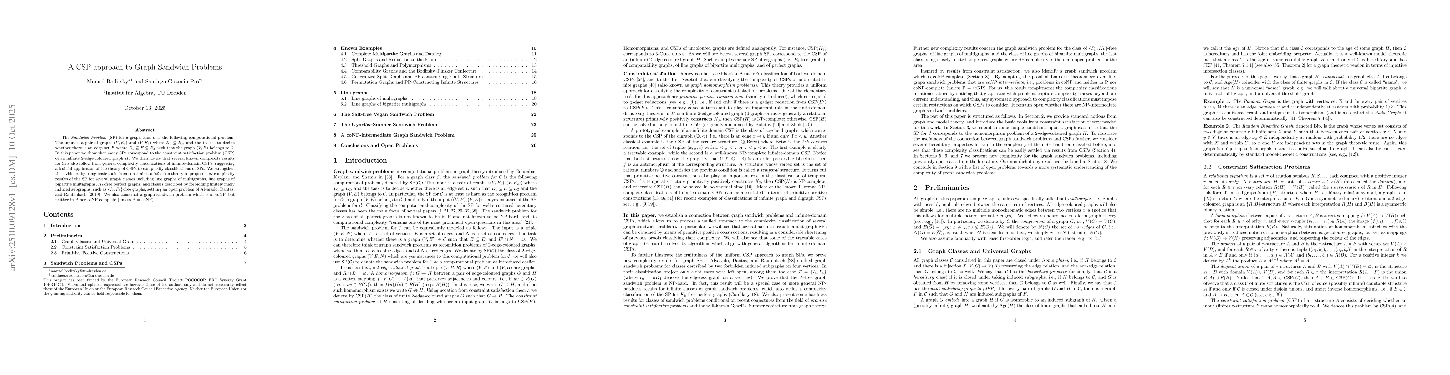 Thumbnail for A CSP approach to Graph Sandwich Problems